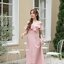 Stella Maxi Dress : สีชมพู