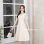 Dear Darling Midi Dress - สีครีม