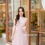 Milly Back Bow Dress : สีชมพู