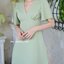Sassy Flare Dress : สีเขียวมัทฉะ
