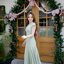 Petal Sway Maxi Dress : สีเขียวมัทฉะ