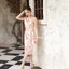 Micha Layered Silk Satin Dress – Rose Gold : เดรสสั้นสีทองอมชมพู