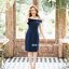 Melany Off-Shoulder Dress - สีกรม**มีแต่XL**
