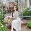Floral Plot puff maxi dress [Made by Pastel Time]