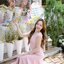 Petal Sway Maxi Dress : สีชมพู