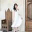 Ashley One - Shoulder Dress – สีขาว
