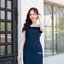 Melany Off-Shoulder Dress - สีกรม**มีแต่XL**