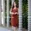 Criss Cross Dress : สีส้มอิฐ [Made by Pastel Time]