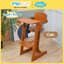 idawin เก้าอี้ทานข้าวเด็ก Baby high chair Smart Grows Oak
