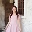 Destiny Puff Dress : สีชมพู [Made by Pastel Time]