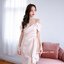 Kiera Silk Satin Dress – Rose Gold สีทองอมชมพู **มีแต่ S**