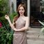 Myra one shoulder dress – สีโอวัลติน [Made by Pastel Time]