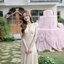 Petal Sway Maxi Dress : สีครีม