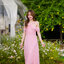 Fay Off-Shoulder Maxi Dress – Blush Pink สีชมพู
