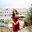 Kathy Off Shoulder Dress – สีแดงเลือดหมู