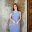 **มีแต่ L ** Zoey Dress - สีฟ้าคราม