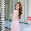 Myra one shoulder dress – สีชมพู [Made by Pastel Time]