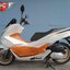 สีขาวส้ม นะจ๊ะ ใครหาอยู่บ้างมั้ยจ๊ะ HONDA PCX150 ปี60 เครื่องเดิม ชุดสีแท้
