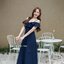 Stella Maxi Dress : สีกรม