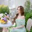 Charming Off-Shoulder Midi Dress : สีเขียว [Made by Pastel Time]