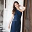 Myra one shoulder dress – สีกรม [Made by Pastel Time]