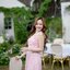 Girlish Floret Dress : ลายดอกโทนชมพู [Made by Pastel Time]