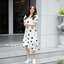 Two-Way Polka Dot Midi Dress เดรสยาวลายจุดใส่ได้2แบบ