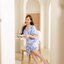 Sassy Midi Dress : Violet Cloudy โทนสีม่วง