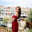Kathy Off Shoulder Dress – สีแดงเลือดหมู
