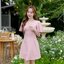 Sassy Flare Dress : สีชมพู