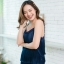 Gastby Fringe Dress : Navy สีกรม