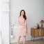Milada Open Shoulder Dress – สีชมพู