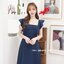 Rika Ruffle Dress : สีกรม