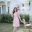 Girlish Floret Dress : ลายดอกโทนชมพู [Made by Pastel Time]