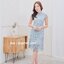 Harmonia Lace Dress : สีฟ้า ** มีแต่ 2 XL**