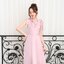 Amour Dress : สีชมพู (โบว์ผูกได้หลายแบบ)