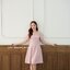 Destiny Puff Dress : สีชมพู [Made by Pastel Time]