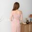 Milada Open Shoulder Dress – สีชมพู