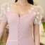 Eve - 3D Floret Midi Dress : สีชมพู [Made by Pastel Time]