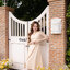 Dear Darling Midi Dress - สีครีม