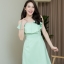 Chloe Single Strap Dress – สีเขียวมิ้นท์ [Made by Pastel Time]