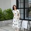 Two-Way Polka Dot Midi Dress เดรสยาวลายจุดใส่ได้2แบบ