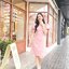 Amber 2in1 Dress : สีชมพู [Made by Pastel Time]