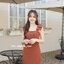 Maggie Double Bow Dress : สีส้มอิฐ [Made by Pastel Time]