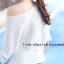 White Line Open shoulder Knitting Top