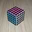 Z-Cube 5x5x5 with black carbon-fibre stickers - Full Bright