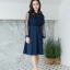 La Bella Lace Dress : สีกรม