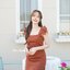 Maggie Double Bow Dress : สีส้มอิฐ [Made by Pastel Time]