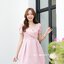 Ella Loveable Dress : สีชมพู **มีแต่M**