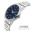 CITIZEN Quartz BI5000-87L (หน้าน้ำเงิน สายสแตนเลส) เครื่องศูนย์ไทย